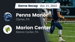 Recap: Penns Manor  vs. Marion Center  2022