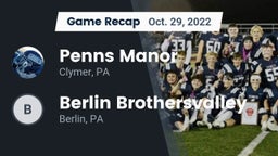 Recap: Penns Manor  vs. Berlin Brothersvalley  2022
