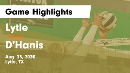 Lytle  vs D'Hanis  Game Highlights - Aug. 25, 2020