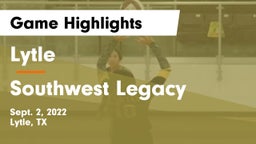 Lytle  vs Southwest Legacy  Game Highlights - Sept. 2, 2022