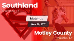 Matchup: Southland vs. Motley County  2017