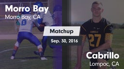 Matchup: Morro Bay vs. Cabrillo  2016