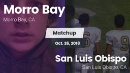 Matchup: Morro Bay vs. San Luis Obispo  2018