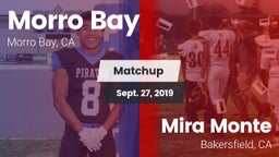 Matchup: Morro Bay vs. Mira Monte  2019
