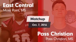 Matchup: East Central vs. Pass Christian  2016