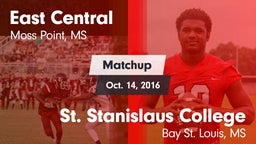 Matchup: East Central vs. St. Stanislaus College 2016