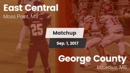 Matchup: East Central vs. George County  2017