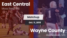 Matchup: East Central vs. Wayne County  2019