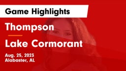 Thompson  vs Lake Cormorant Game Highlights - Aug. 25, 2023
