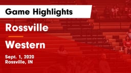 Rossville  vs Western  Game Highlights - Sept. 1, 2020