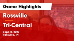 Rossville  vs Tri-Central  Game Highlights - Sept. 8, 2020