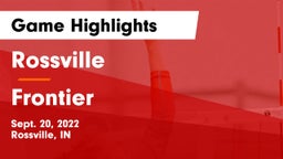 Rossville  vs Frontier  Game Highlights - Sept. 20, 2022