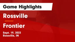 Rossville  vs Frontier  Game Highlights - Sept. 19, 2023
