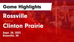 Rossville  vs Clinton Prairie  Game Highlights - Sept. 28, 2023