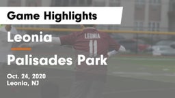 Leonia  vs Palisades Park Game Highlights - Oct. 24, 2020