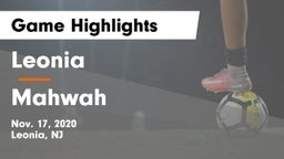 Leonia  vs Mahwah  Game Highlights - Nov. 17, 2020