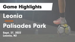 Leonia  vs Palisades Park  Game Highlights - Sept. 27, 2023