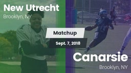 Matchup: New Utrecht vs. Canarsie  2018