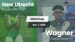 Matchup: New Utrecht vs. Wagner  2018