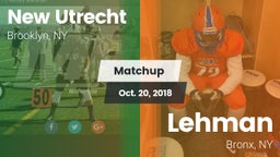 Matchup: New Utrecht vs. Lehman  2018