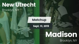 Matchup: New Utrecht vs. Madison  2019