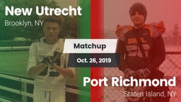 Matchup: New Utrecht vs. Port Richmond  2019