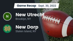 Recap: New Utrecht  vs. New Dorp  2022