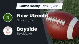 Recap: New Utrecht  vs. Bayside  2023