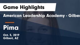 American Leadership Academy - Gilbert  vs Pima Game Highlights - Oct. 5, 2019