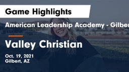 American Leadership Academy - Gilbert  vs Valley Christian  Game Highlights - Oct. 19, 2021