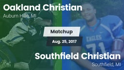 Matchup: Oakland Christian vs. Southfield Christian  2016