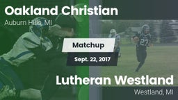 Matchup: Oakland Christian vs. Lutheran  Westland 2016