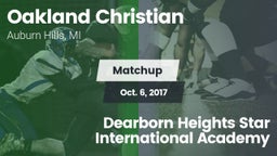 Matchup: Oakland Christian vs. Dearborn Heights Star International Academy 2016
