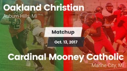 Matchup: Oakland Christian vs. Cardinal Mooney Catholic  2016