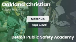 Matchup: Oakland Christian vs. Detroit Public Safety Academy 2018