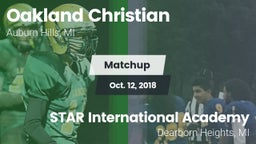 Matchup: Oakland Christian vs. STAR International Academy 2018