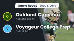 Recap: Oakland Christian  vs. Voyageur College Prep  2019