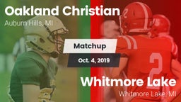 Matchup: Oakland Christian vs. Whitmore Lake  2019
