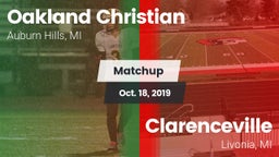 Matchup: Oakland Christian vs. Clarenceville  2019