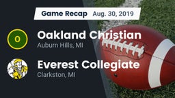 Recap: Oakland Christian  vs. Everest Collegiate  2019