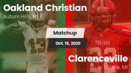 Matchup: Oakland Christian vs. Clarenceville  2020
