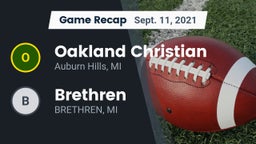 Recap: Oakland Christian  vs. Brethren  2021