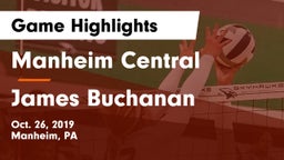 Manheim Central  vs James Buchanan  Game Highlights - Oct. 26, 2019