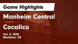 Manheim Central  vs Cocalico  Game Highlights - Oct. 8, 2020