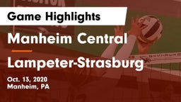 Manheim Central  vs Lampeter-Strasburg  Game Highlights - Oct. 13, 2020