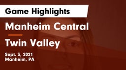 Manheim Central  vs Twin Valley  Game Highlights - Sept. 3, 2021
