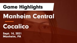 Manheim Central  vs Cocalico  Game Highlights - Sept. 14, 2021