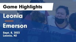 Leonia  vs Emerson  Game Highlights - Sept. 8, 2022