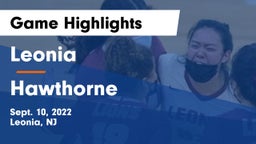 Leonia  vs Hawthorne  Game Highlights - Sept. 10, 2022