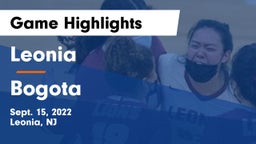 Leonia  vs Bogota  Game Highlights - Sept. 15, 2022
